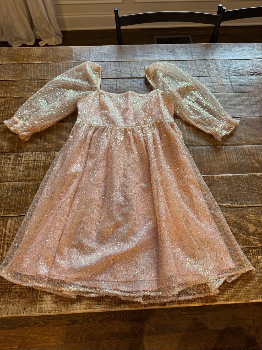 Altar'd State Sequin Pink Party Dress
